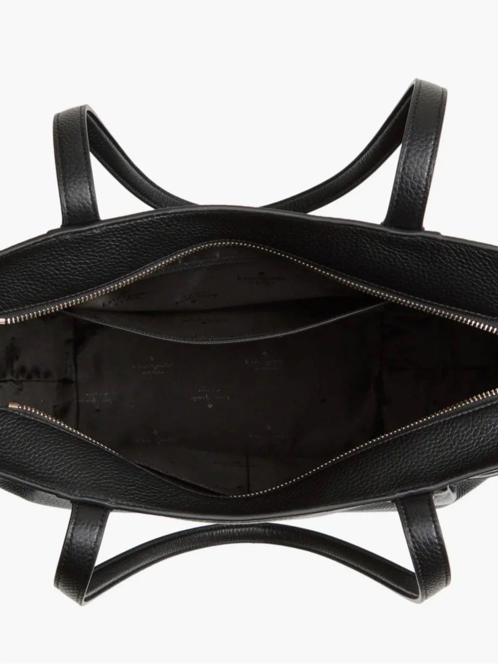 NWOT Kate spade Black Pebbled Leather Tote
